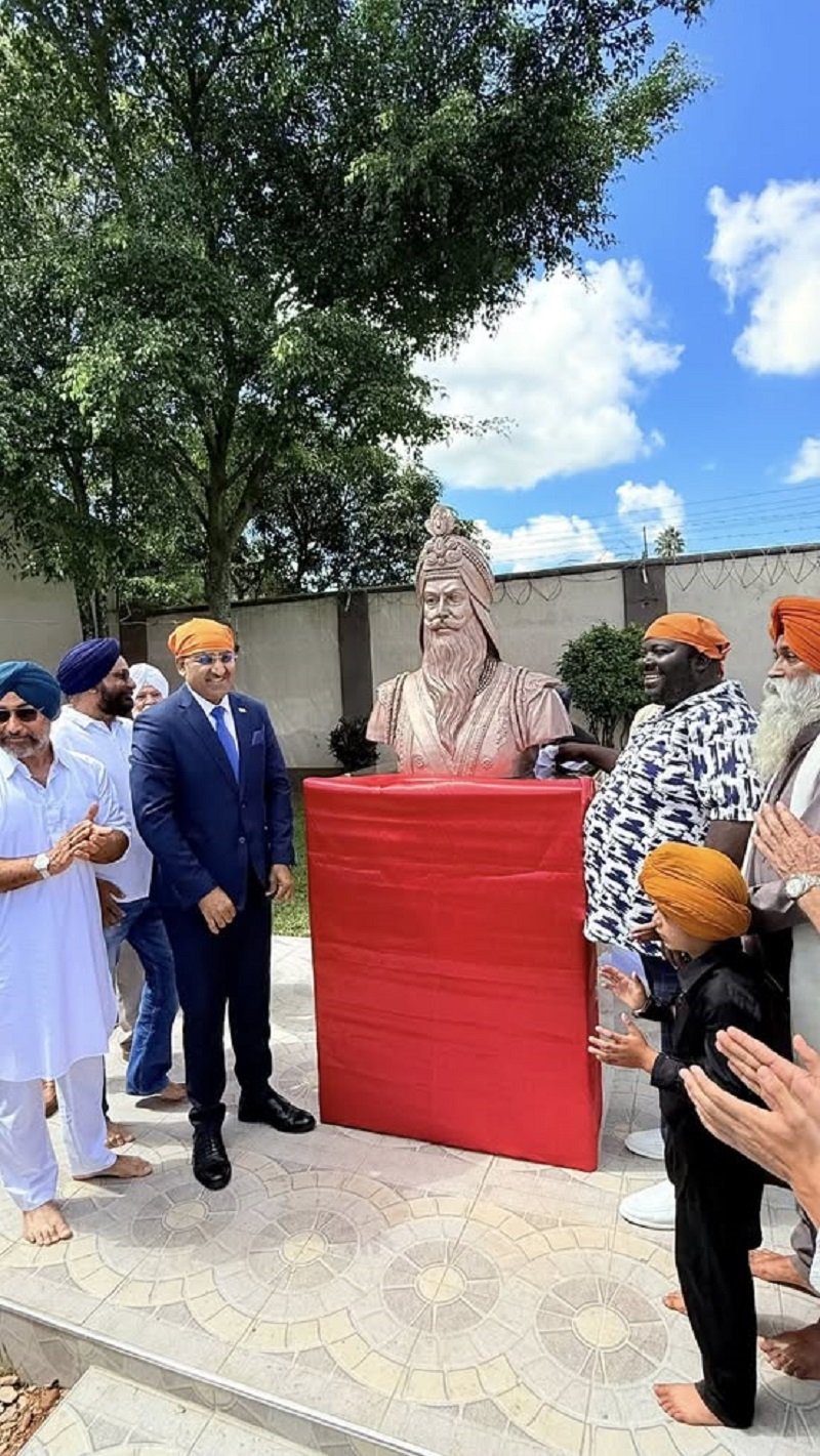 Unveiling of the bust of Maharaja Ranjit Singh in Blantyre, 19 April 2026