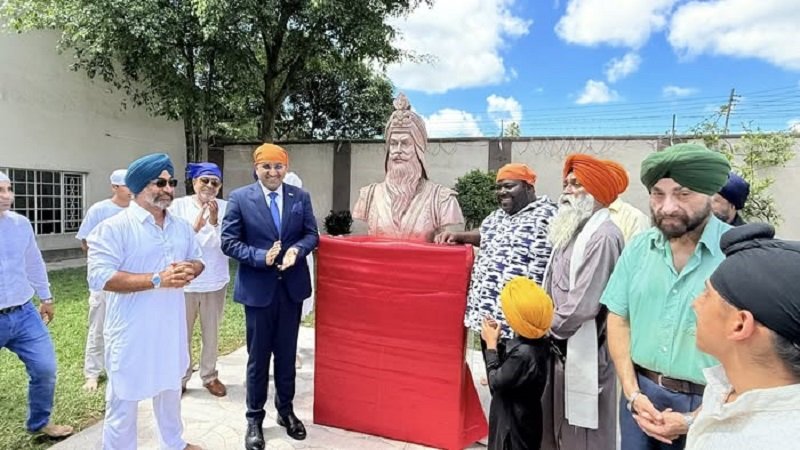 Unveiling of the bust of Maharaja Ranjit Singh in Blantyre, 19 April 2026