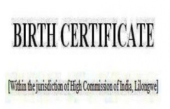 Birth Registration within one year of the birth of the Child
