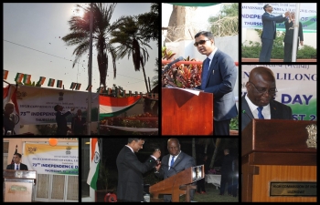 High Commission of India celebrated 73rd Independence Day of India in the morning. The Flag Hoisting Ceremony was held in the Chancery premises which was attended by large number of community members and friends of India.