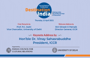 2nd National Conference on Destination India - Making India the preferred Hub of Education