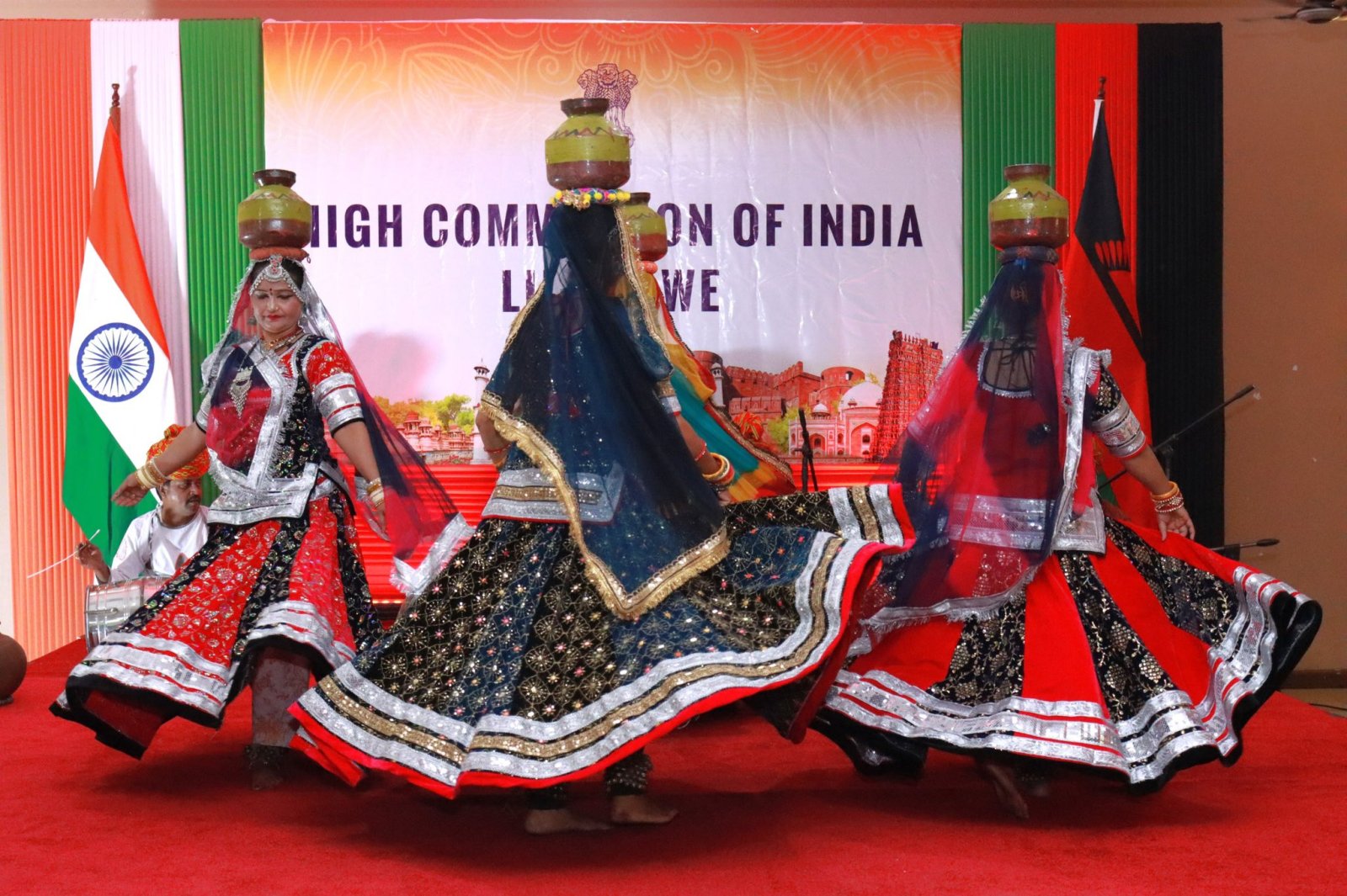 Performance of Rajasthani Folk Dance Troupe at Riverside Hotel