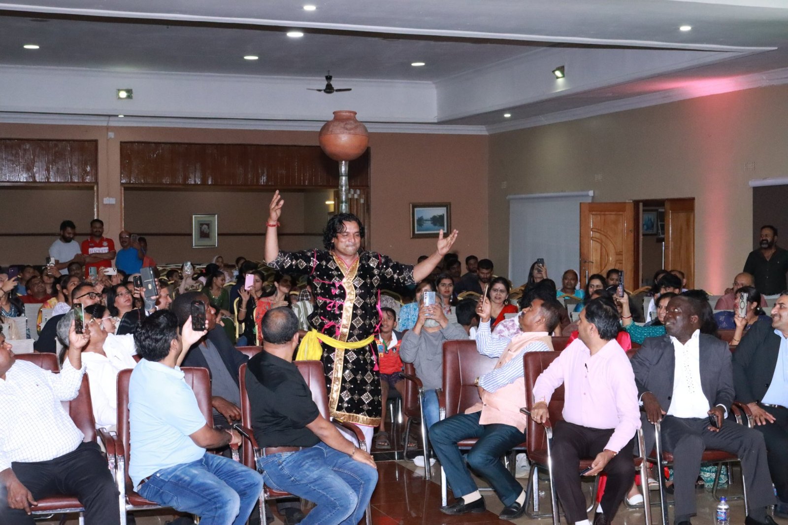 Performance of Rajasthani Folk Dance Troupe at Riverside Hotel