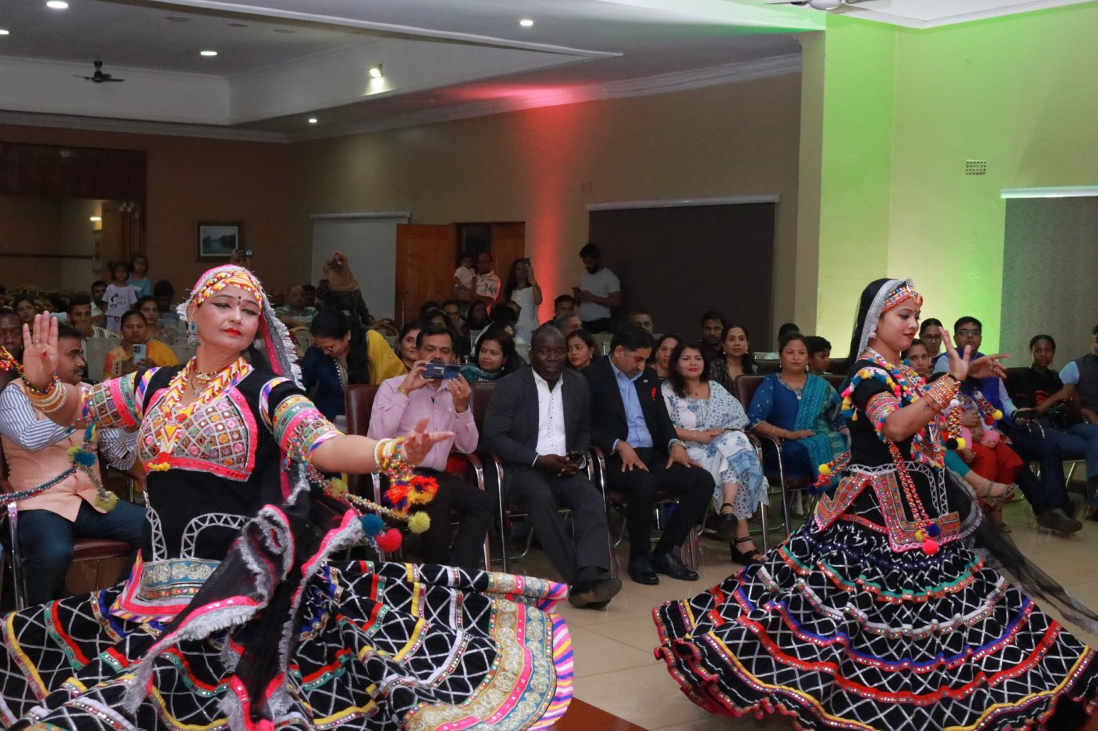 Performance of Rajasthani Folk Dance Troupe at Riverside Hotel