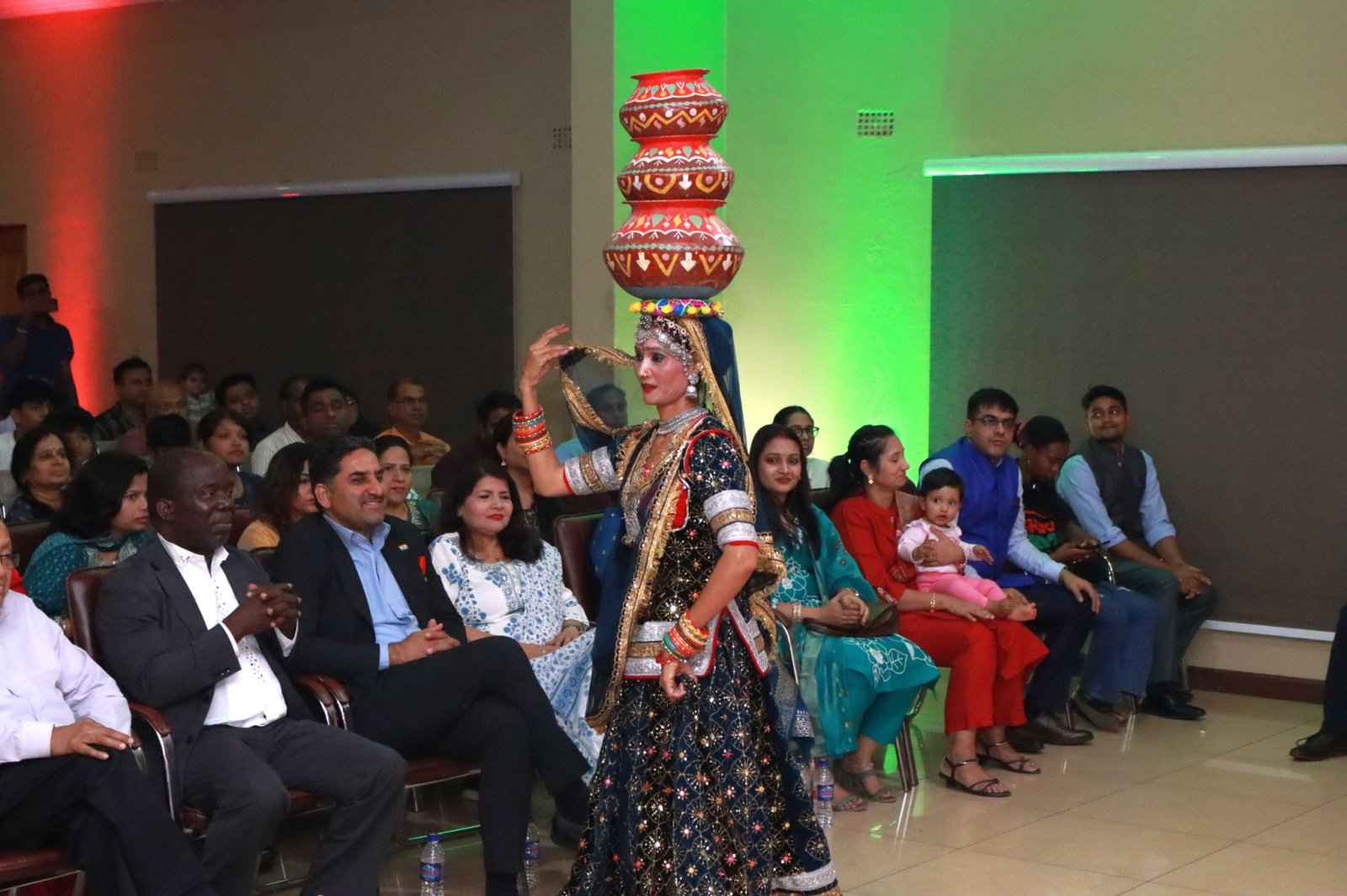 Performance of Rajasthani Folk Dance Troupe at Riverside Hotel