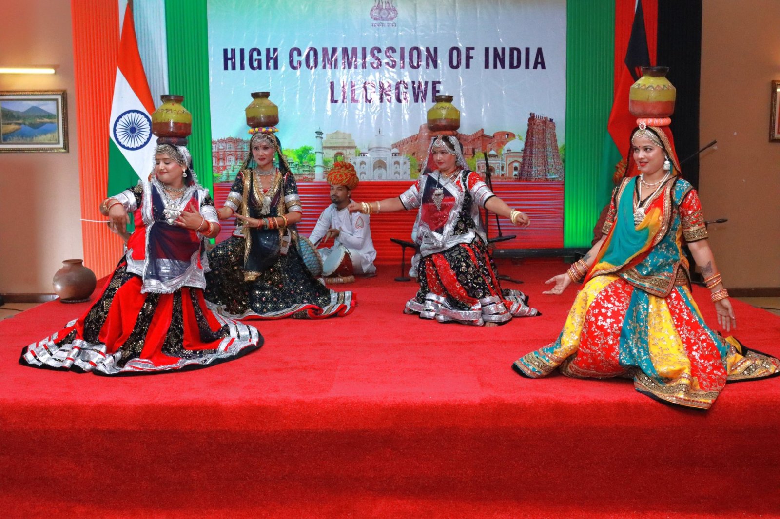 Performance of Rajasthani Folk Dance Troupe at Riverside Hotel