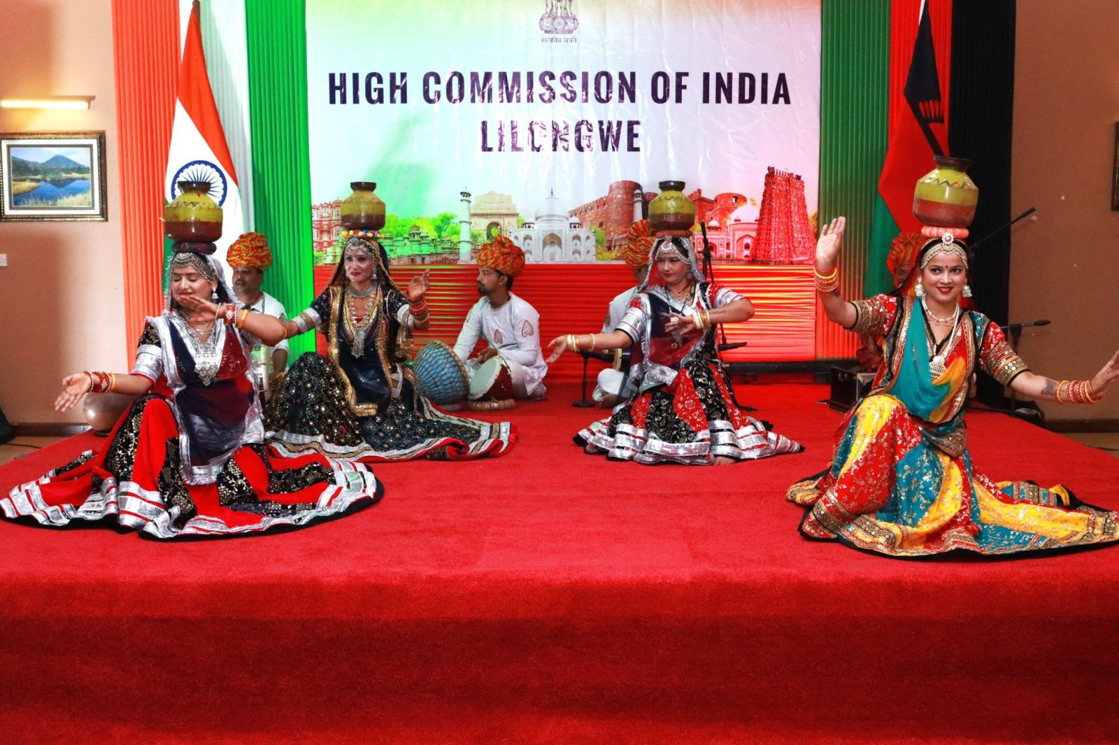 Performance of Rajasthani Folk Dance Troupe at Riverside Hotel