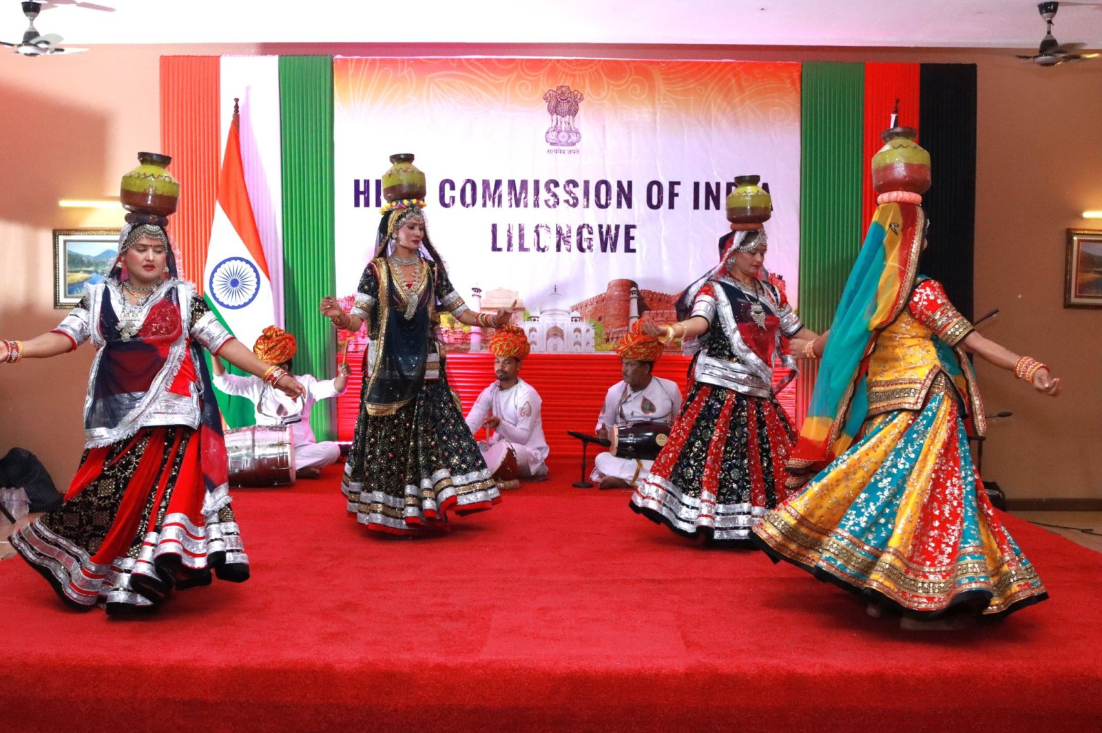 Performance of Rajasthani Folk Dance Troupe at Riverside Hotel