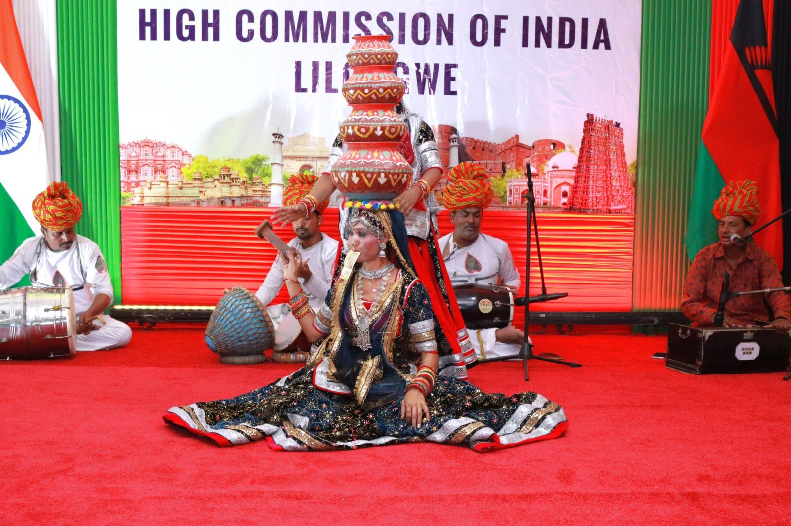 Performance of Rajasthani Folk Dance Troupe at Riverside Hotel