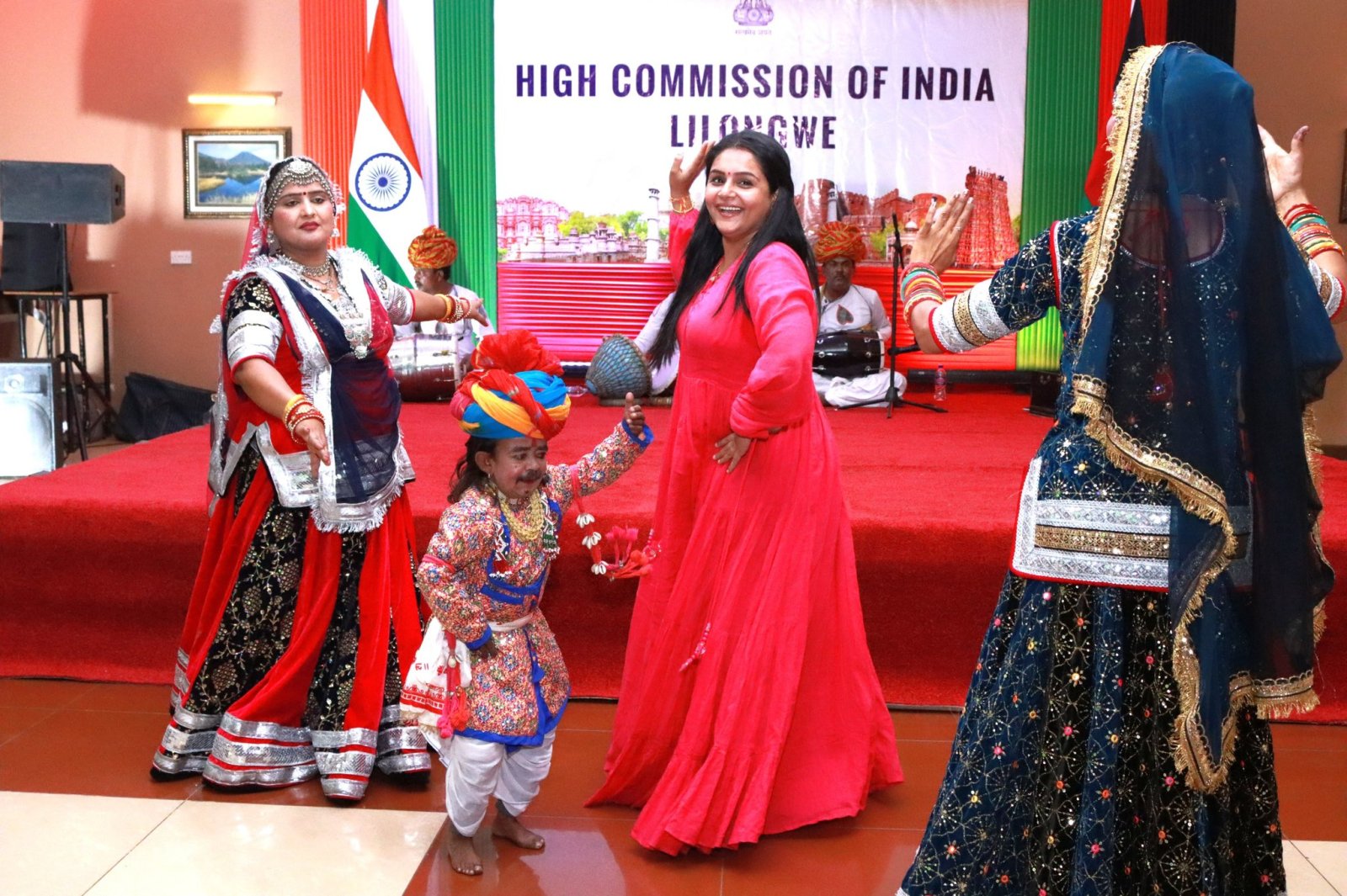 Performance of Rajasthani Folk Dance Troupe at Riverside Hotel
