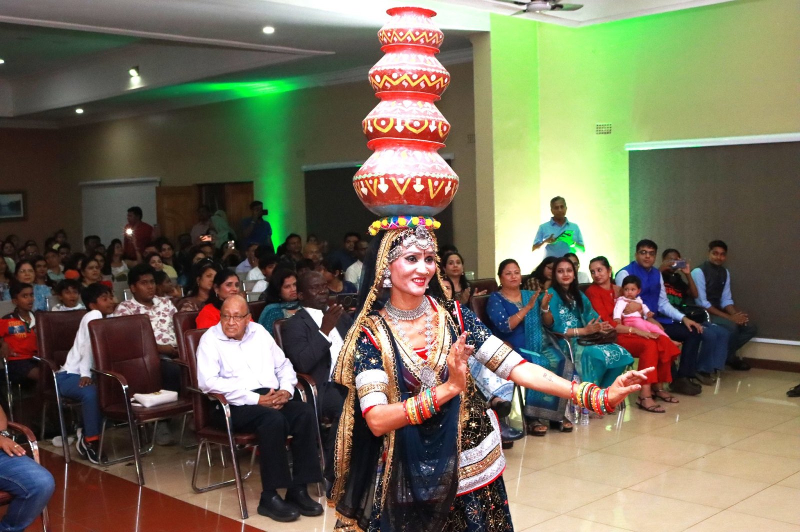 Performance of Rajasthani Folk Dance Troupe at Riverside Hotel