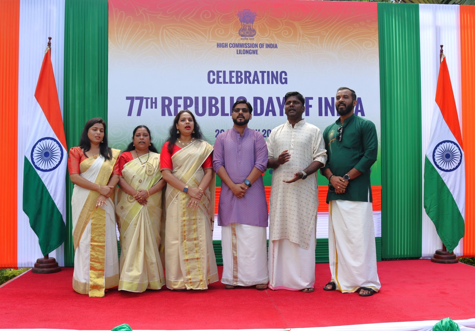 Flag Unfurling Ceremony during Republic Day Reception, 26 January 2026