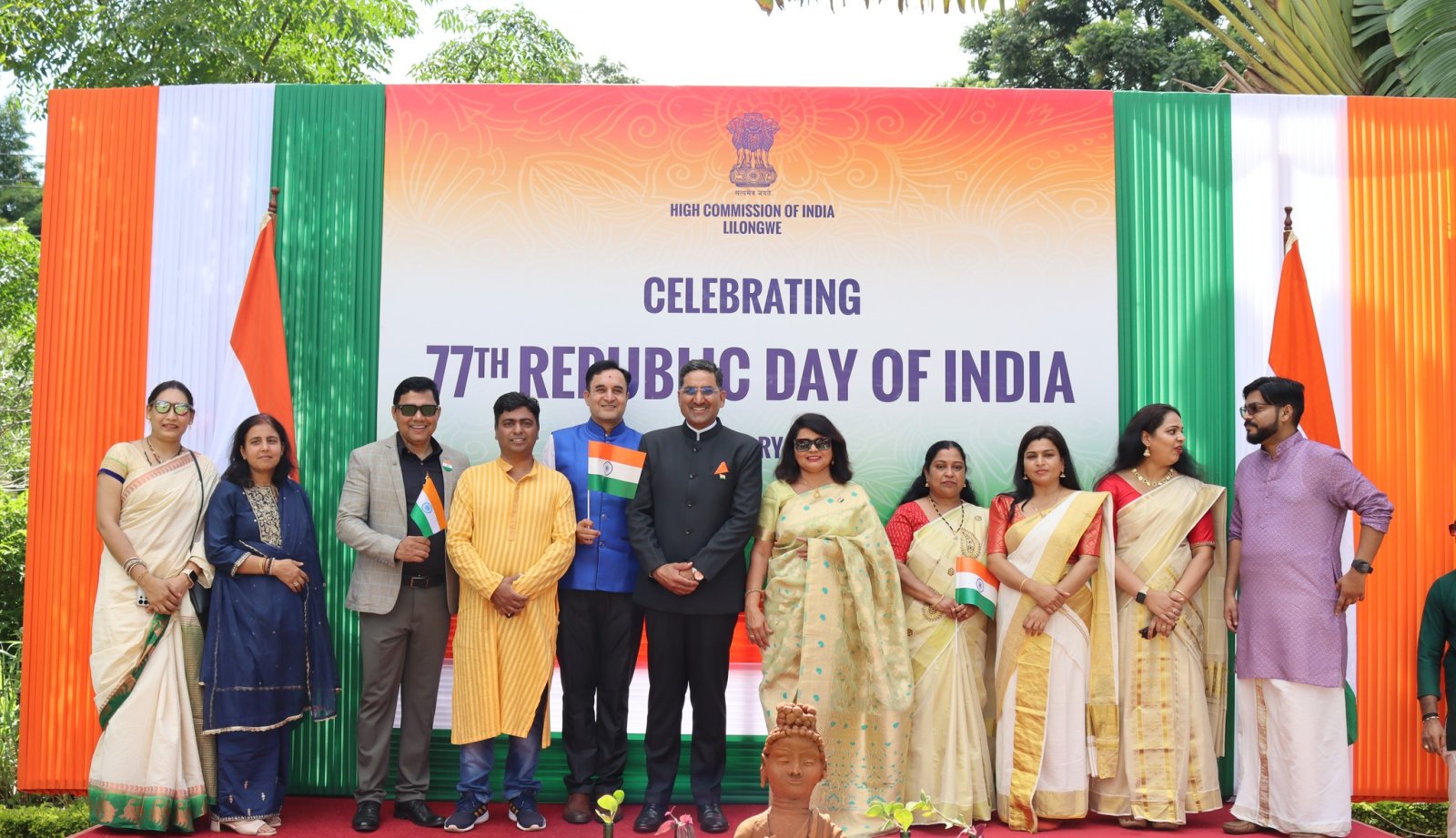 Flag Unfurling Ceremony during Republic Day Reception, 26 January 2026