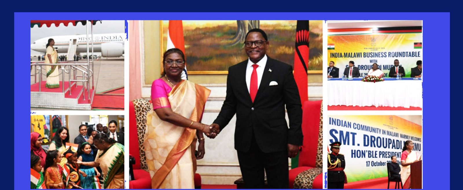 Visit of Hon'ble President of India to Malawi, 17-19 October 2024