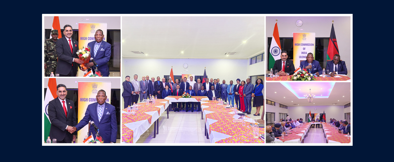 Interaction of Finance Minister of Malawi with Indian business leaders in Malawi