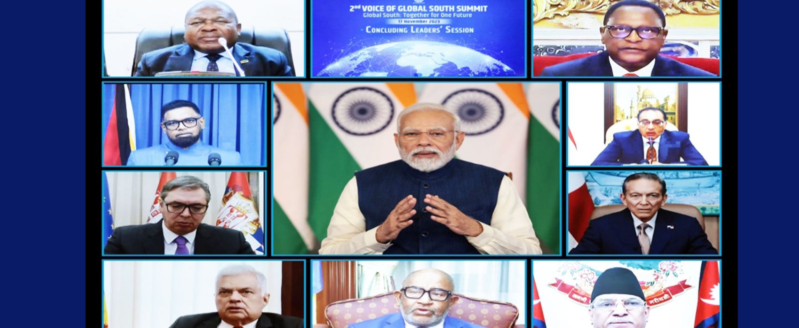 2nd Voice of Global South Summit held on 17 November 2023