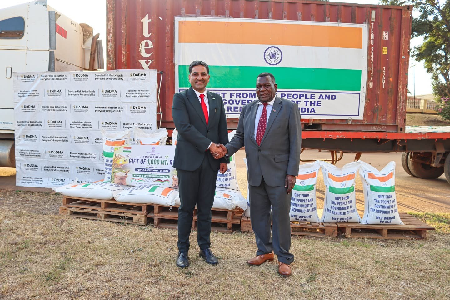 Handing over of 1,000 Metric Tons (MT) of Rice to Government of Malawi, 29  May 2026