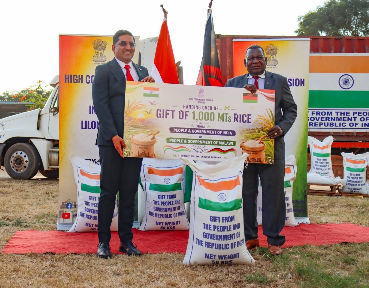 Handing over of 1,000 Metric Tons (MT) of Rice to Government of Malawi, 29  May 2026