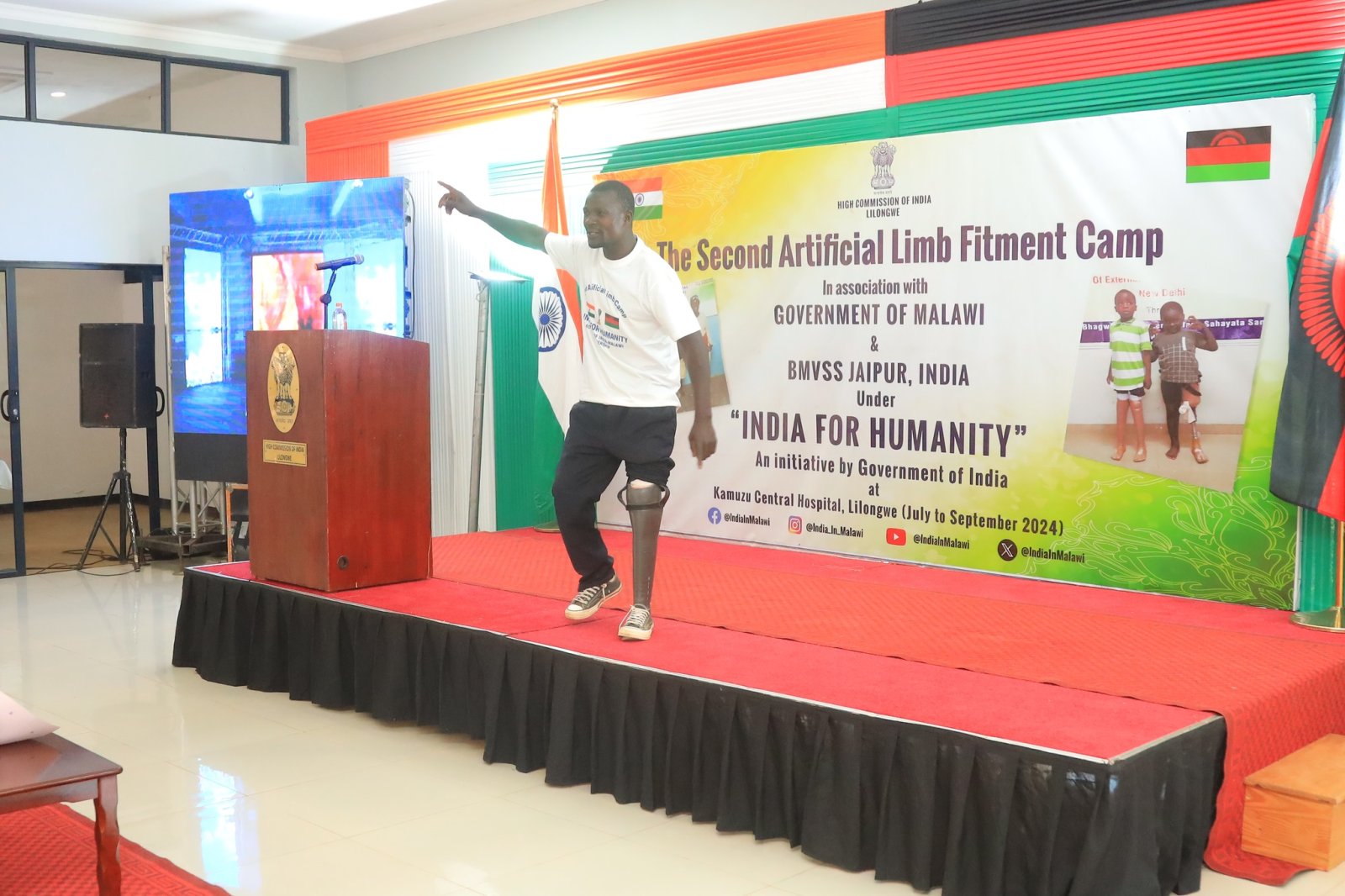2nd Artificial Limb Fitment Camp (Jaipur Foot) in Malawi