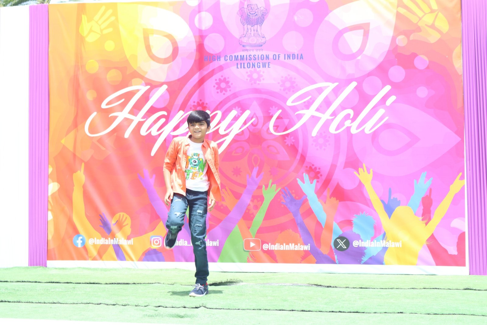Celebration of States Day-cum-Holi, Festival of Colours