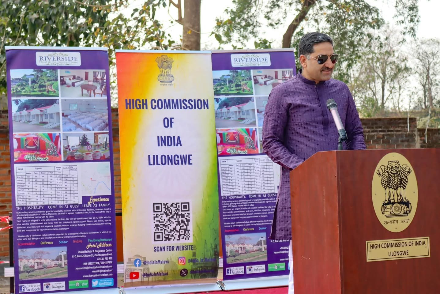 Organisation of 'Bharat Utsav' by High Commission of India, Lilongwe,  29th August 2026