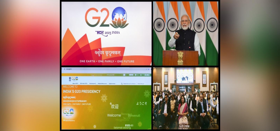 Unveiling of The Logo, Theme and Website of India’s G20 Presidency