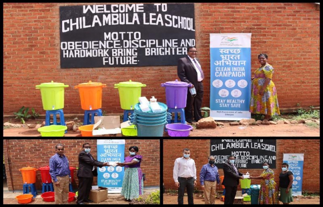 Taking Clean India Campaigns to  Schools in Lilongwe