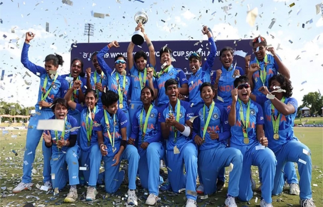 Under-19 World Cup 2023: Indians celebrate after historic women's win