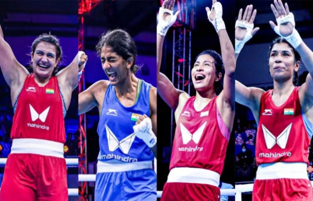 Indian women boxers won four golds at World Boxing Championship